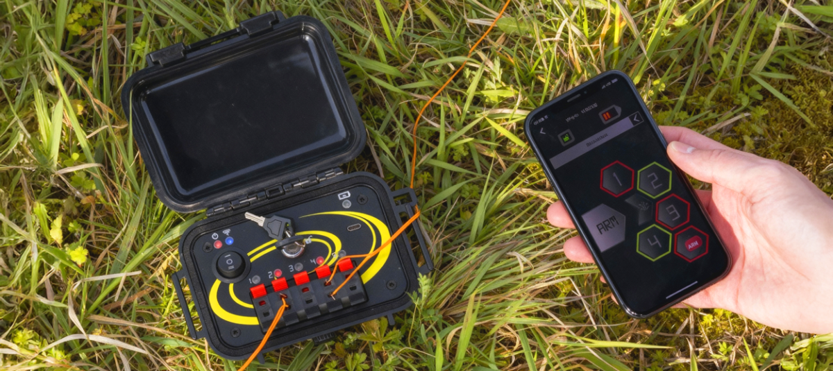 Secure Pyro Firing System and Phone Conneted